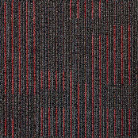 NFD Arizona Red on Black Carpet Tiles